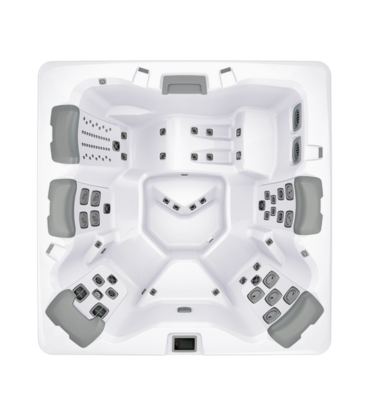 BULLFROG SPAS MODEL A7L Select 353808 White/Ebony w/Timber Accents
