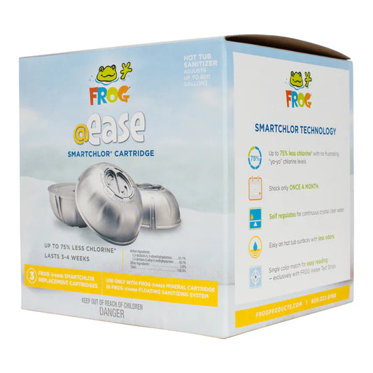 @ease with SmartChlor Chlorine 3-pack - refill for floating kit provides 3 months of clean water. Not for inline use. (6-3-packs/cs)