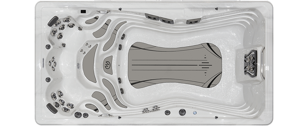 Trainer 15 D Swim Spa Sterling/Graphite H250480