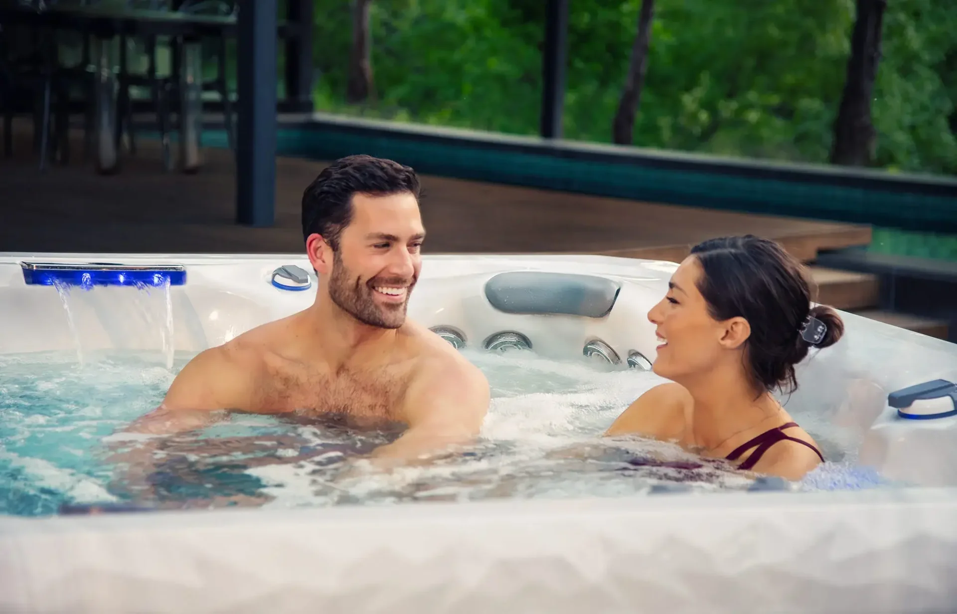 master spas Twilight 8.2 Lifestyle couple enjoying each other